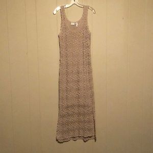 Long crocheted style long sundress